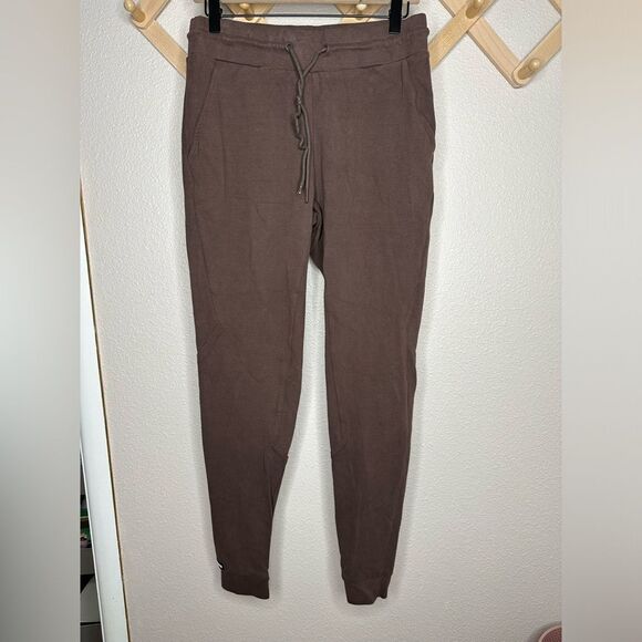 Alphalete Brown Sweat Pants Sz M - Picture 1 of 7
